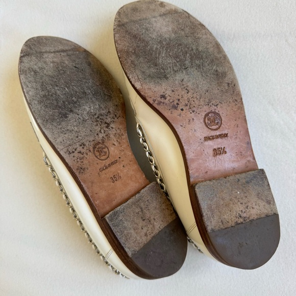 Chanel Patent Leather Chain Loafers - Picture 8 of 10